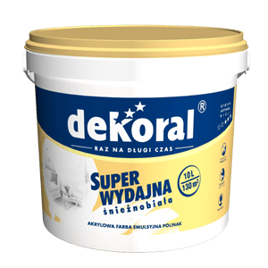 Dekoral POLINAK śnieżnobiały 10L