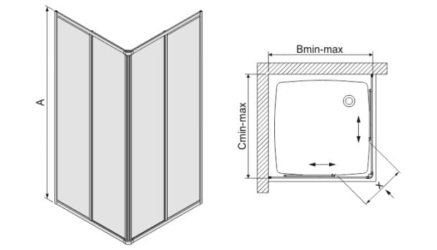 jaka mała kabina prysznicowa z brodzikiem