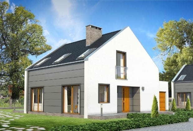 gotowe projekty domów na wąską działkę