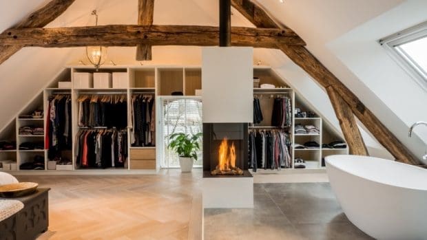 aranżacja przestrzeni na poddaszu