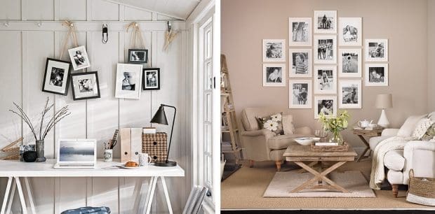 galeria zdjęć na ścianach