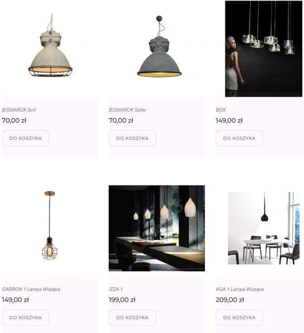 lampy wiszące