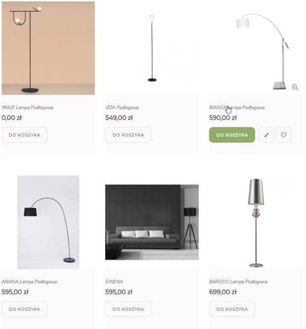 lampy podłogowe stojaki