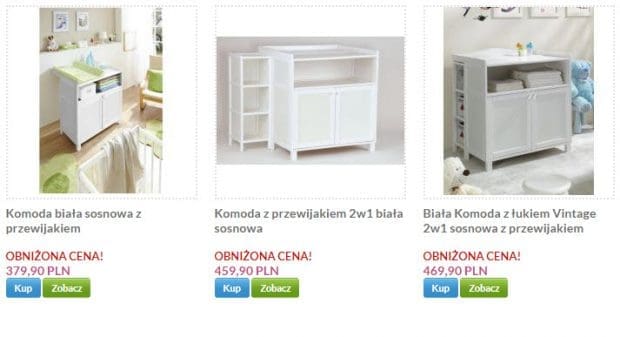 komody z przewijakiem sklep producent