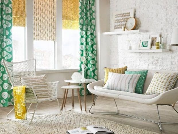 kolorowa wiosenna aranżacja okna