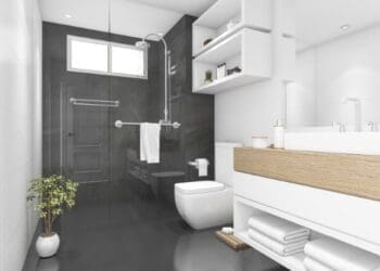 łazienka w stylu skandynawskim