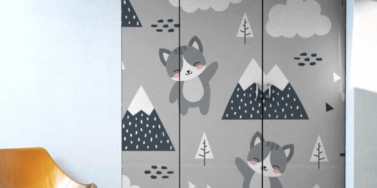 naklejki na meble dziecięce