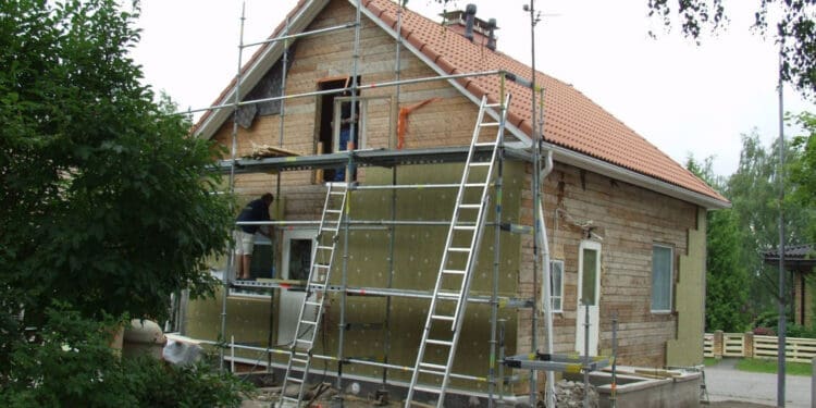 Zewnętrzne ocieplanie domu