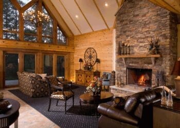 kominek opalany drewnem