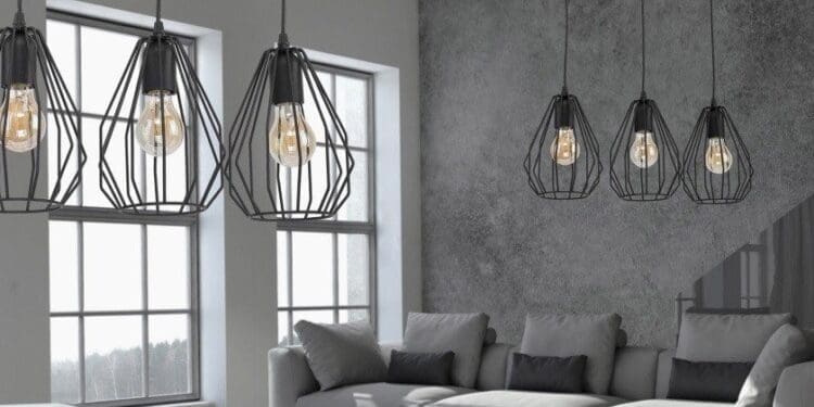 żyrandol niekoniecznie na środku sufitu