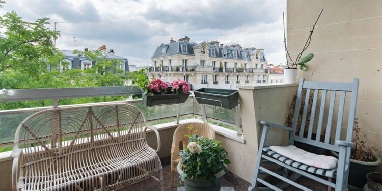 Balkon w stylu paryskim