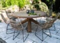 Meble z wikliny do ogrodu