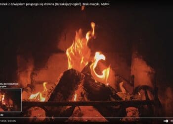 wideo relaksacyjne kominek