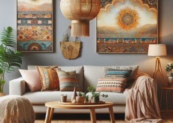 Lampka w stylu boho -niezwykła dekoracja