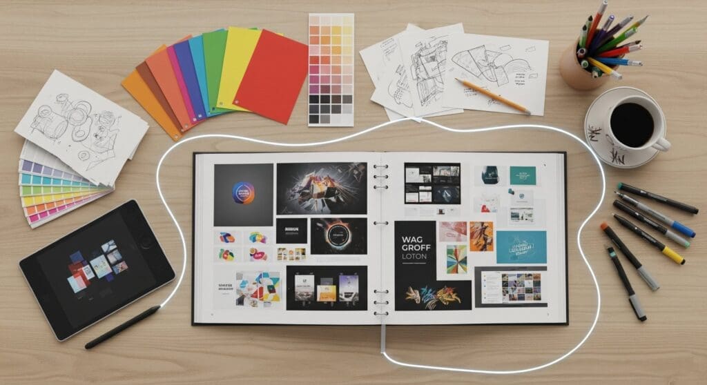 jak przygotowac portfolio projektow graficznych